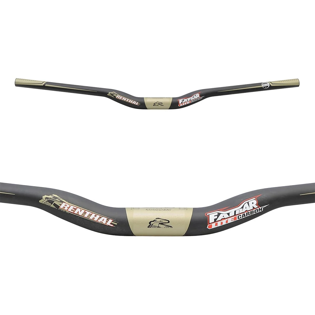Cintre RENTHAL FATBAR LITE Carbone Rise 30mm 760mm Noir - Image 2
