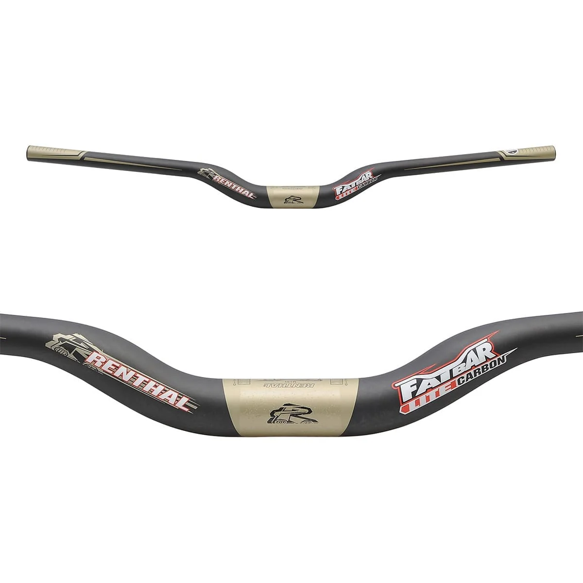 Cintre RENTHAL FATBAR LITE Carbone Rise 40mm 760mm Noir - Image 2