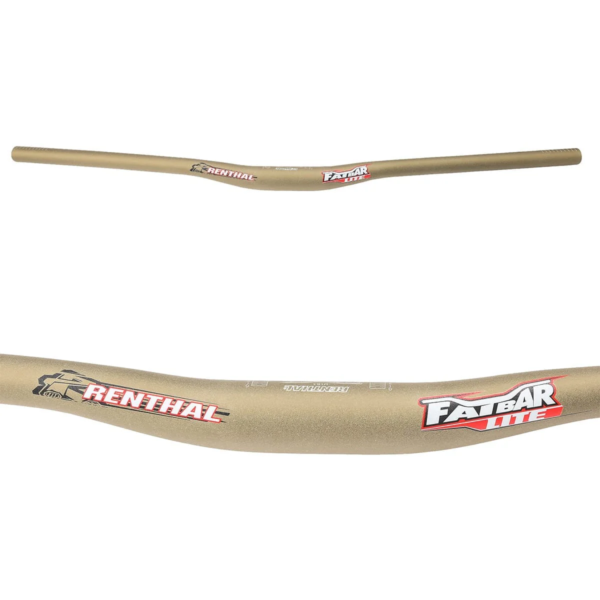 Cintre RENTHAL FATBAR LITE Rise 10mm 760mm Or - Image 2