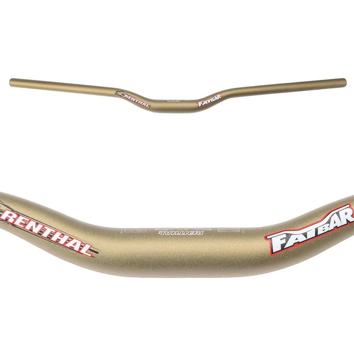 Cintre RENTHAL FATBAR DH Rise 30mm 800mm Or - Image 2