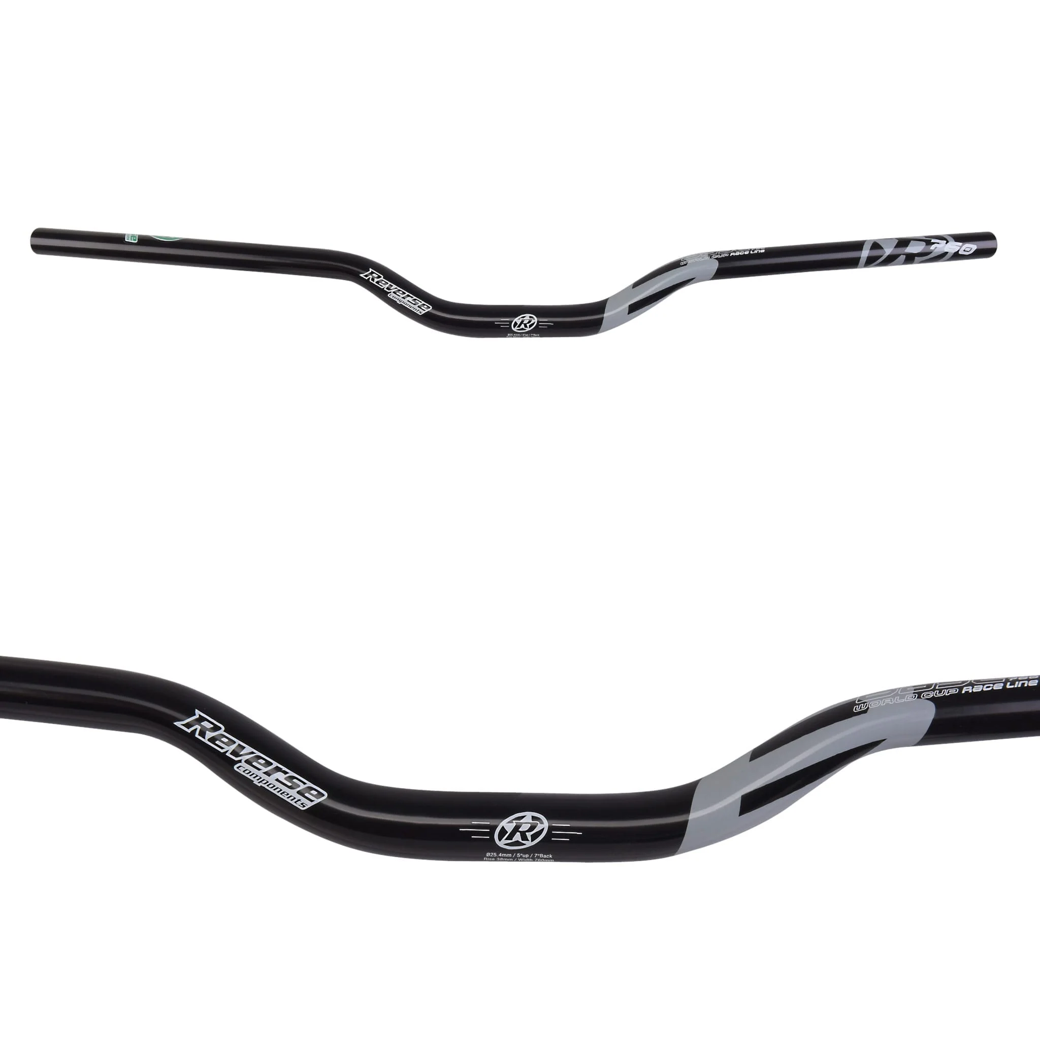 Cintre REVERSE COMPONENTS BASE Rise 38mm 760mm Noir