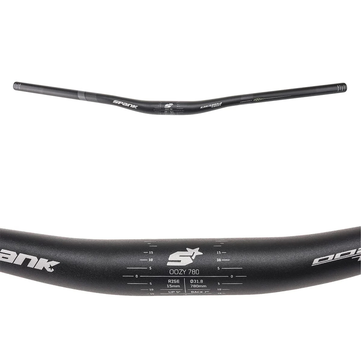 Cintre SPANK OOZY TRAIL 780 VIBROCORE Rise 15mm 780mm Noir - Image 2