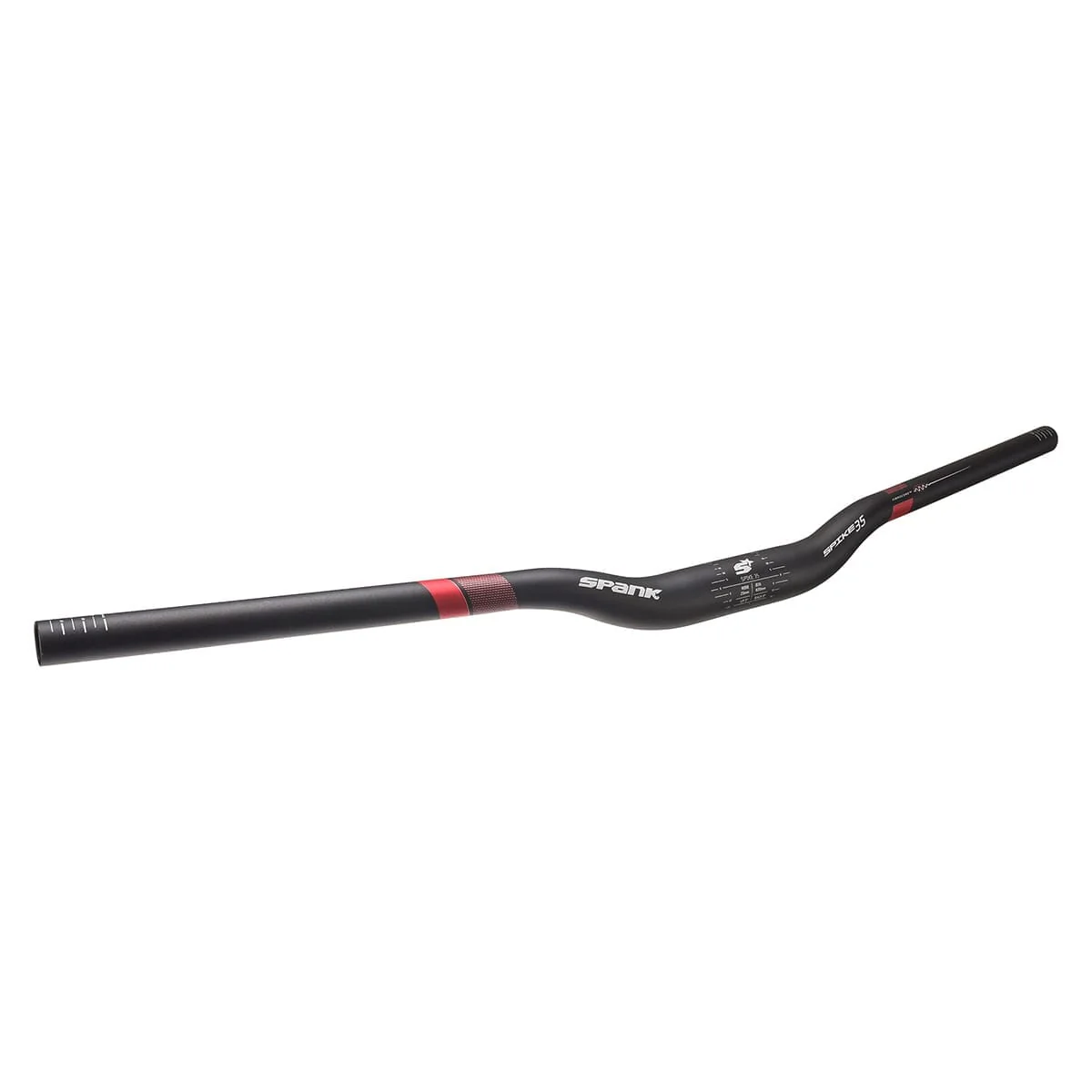 Cintre SPANK SPIKE 35 VIBROCORE Rise 25mm 820mm Rouge - Image 2