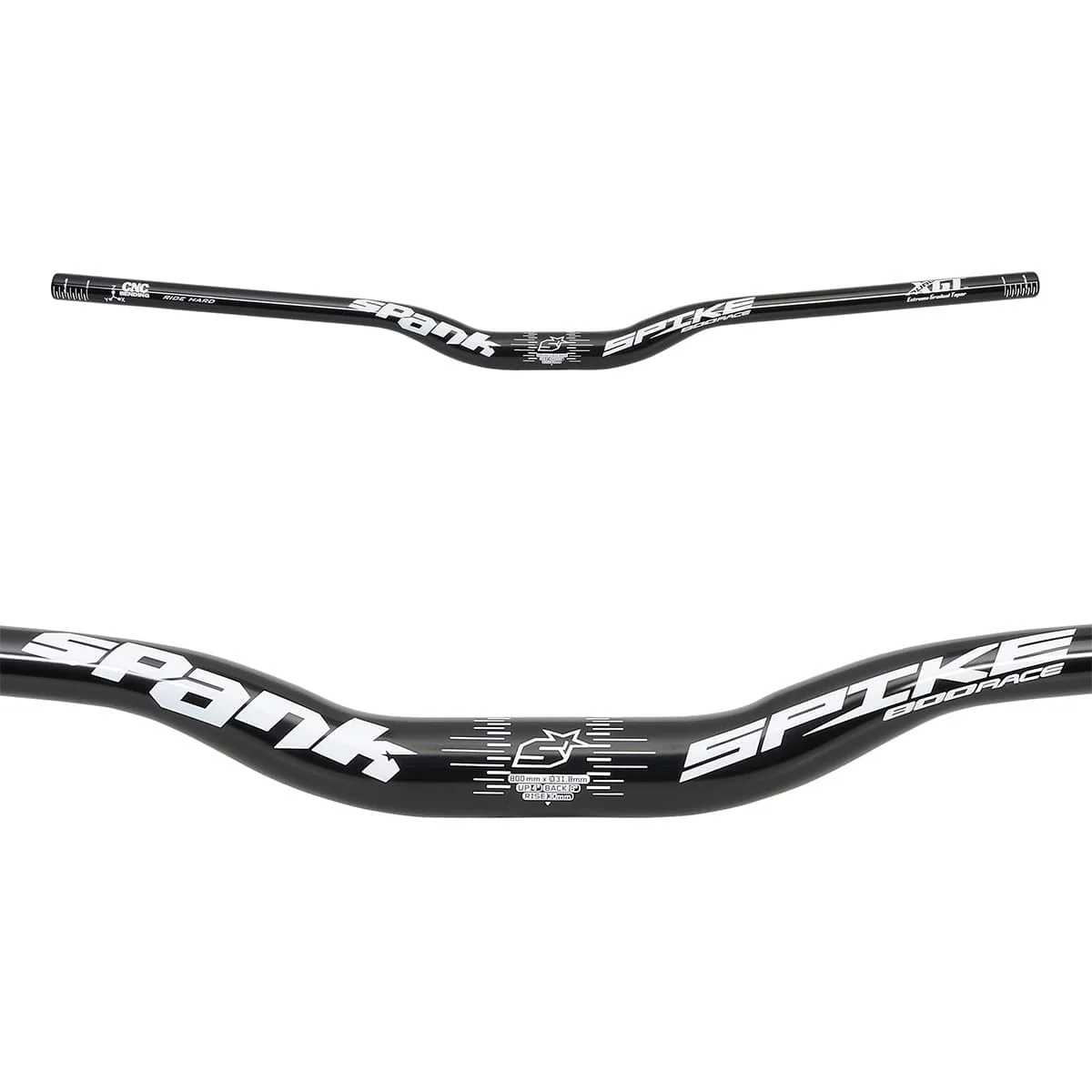 Cintre SPANK SPIKE 800 RACE Rise 30mm 800mm Noir