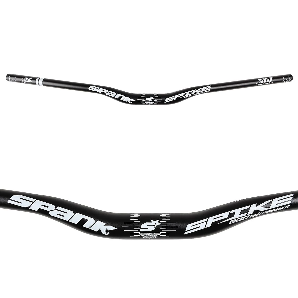 Cintre SPANK SPIKE 800 VIBROCORE Rise 30mm 800mm Noir - Image 2