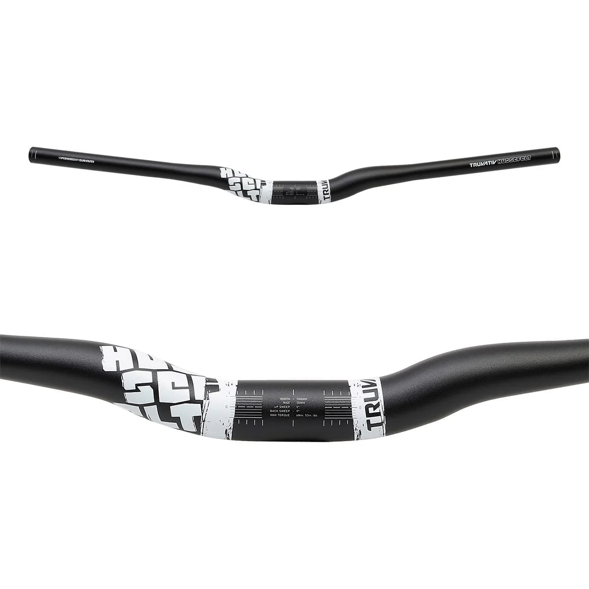 Cintre TRUVATIV HUSSEFELT Rise 20mm 700mm Noir - Image 2