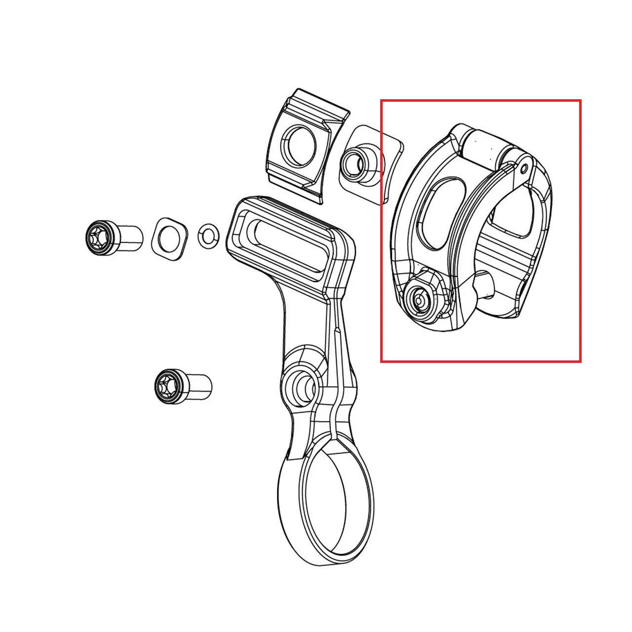 Collier de Cintre MMX SRAM pour Commande POD AXS (x1) - Image 2