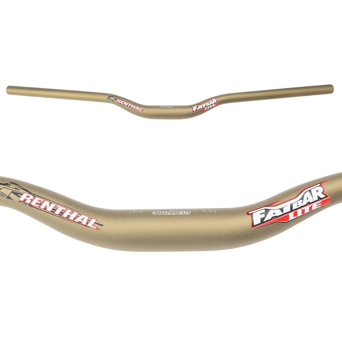 Cintre RENTHAL FATBAR LITE Rise 30mm 760mm Or - Image 2