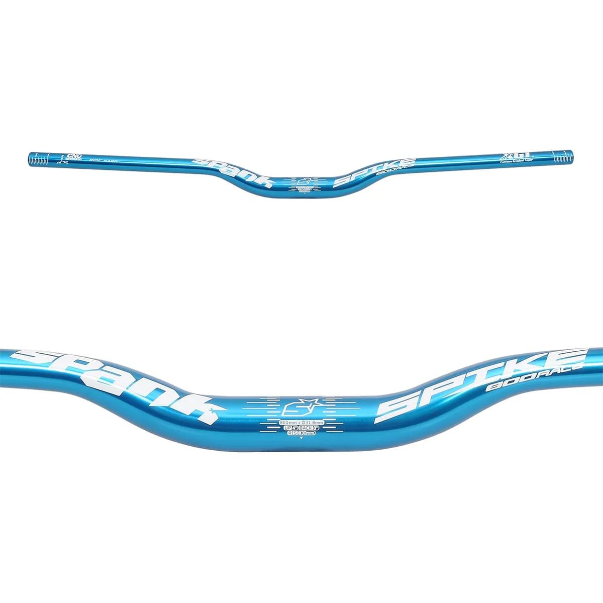 Cintre SPANK SPIKE 800 RACE Rise 30mm 800mm Bleu