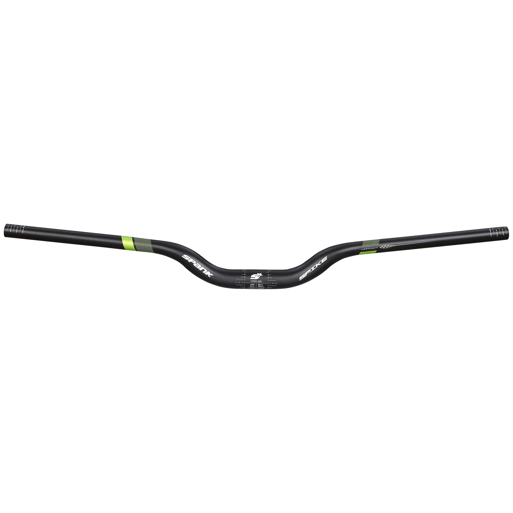Cintre SPANK SPIKE 800 VIBROCORE Rise 50mm 800mm Noir/Vert