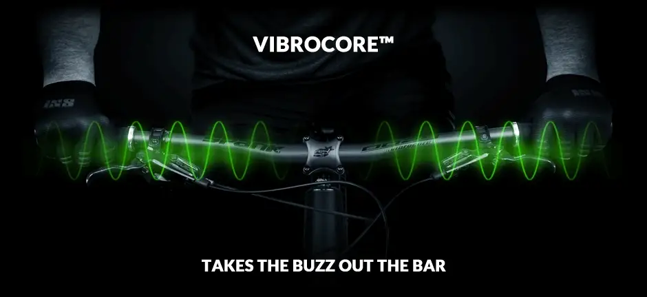Cintre SPANK SPIKE 800 VIBROCORE Rise 50mm 800mm Noir/Vert - Image 3