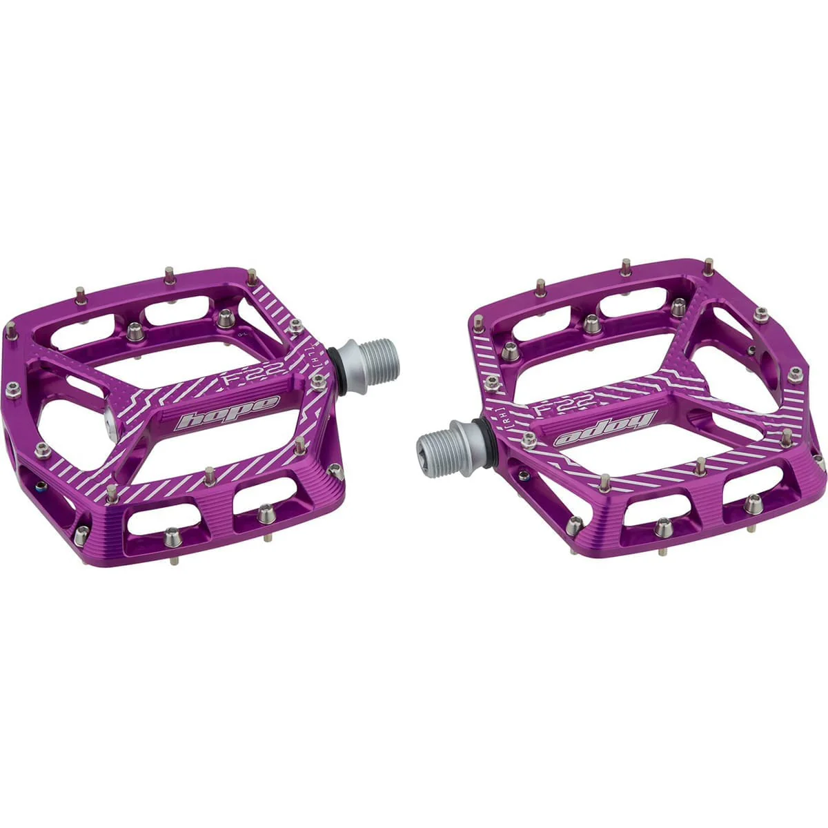 Pédales Plates HOPE F22 Violet - Image 4