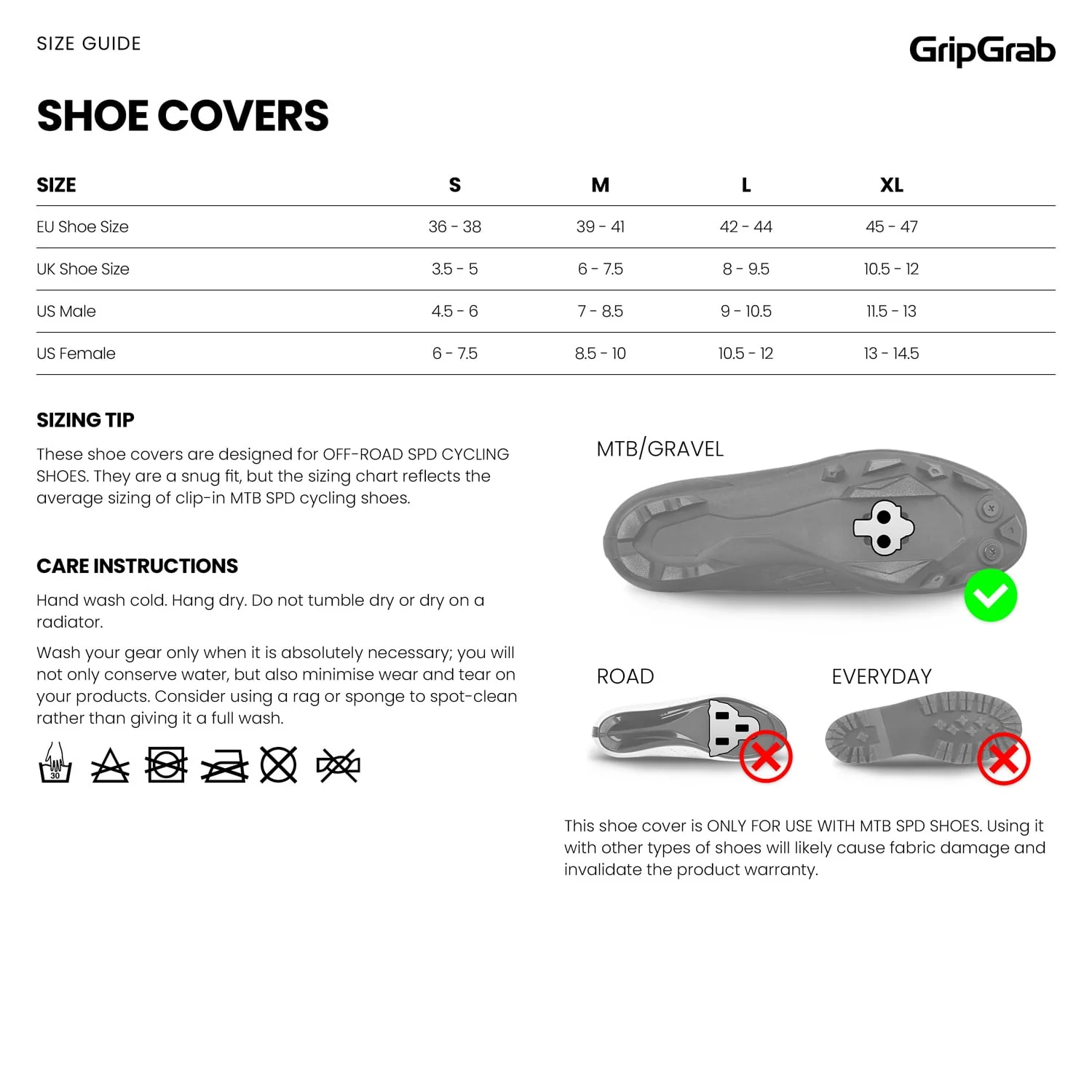 Couvre-Chaussures GRIPGRAB EXPLORER WATRPROOF GRAVEL Noir - Image 11