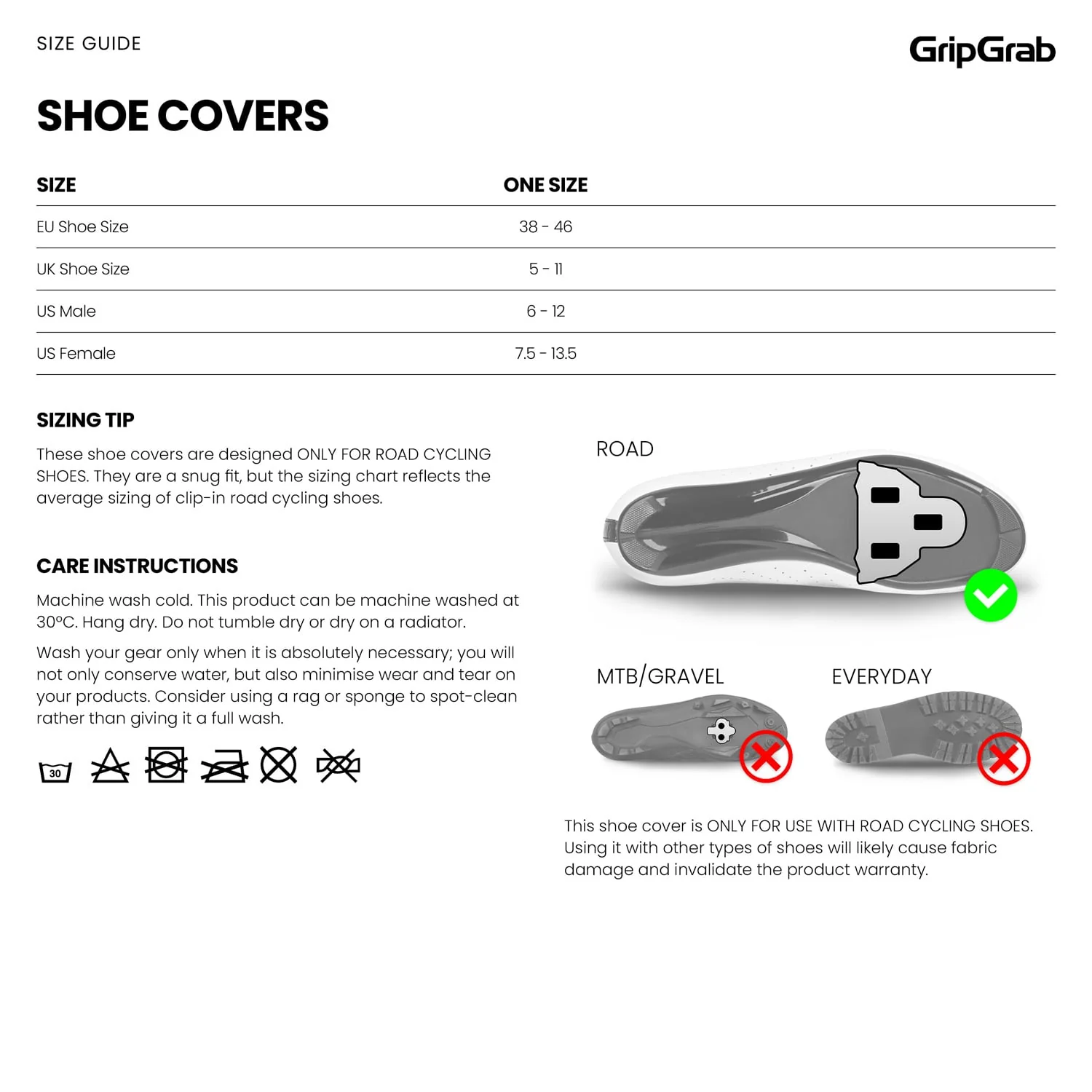 Couvre-Chaussures GRIPGRAB RACE AERO 2 Noir - Image 3