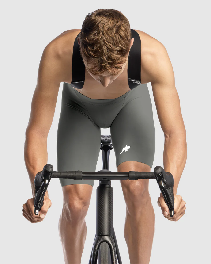Cuissard Court à Bretelle ASSOS EQUIPE R S11 Kaki - Image 7