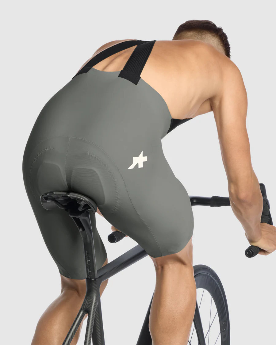 Cuissard Court à Bretelle ASSOS EQUIPE R S11 Kaki - Image 9