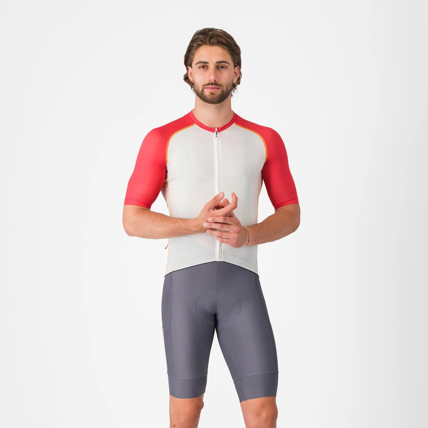 Cuissard Court à Bretelles CASTELLI UNLIMITED 2 CARGO Gris