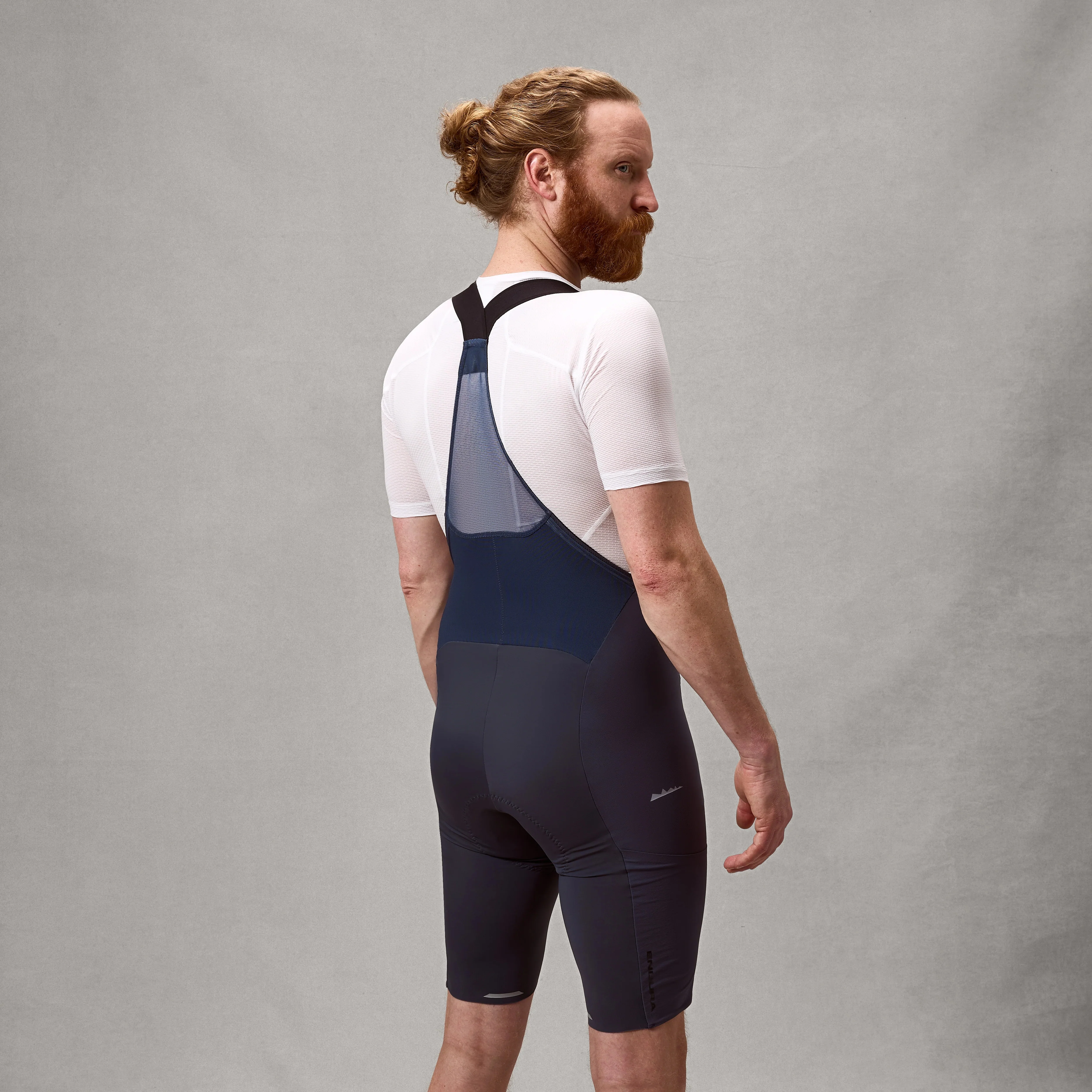 Cuissard Court à Bretelles ENDURA ALLTRACK RIDE Carbon Gris - Image 3