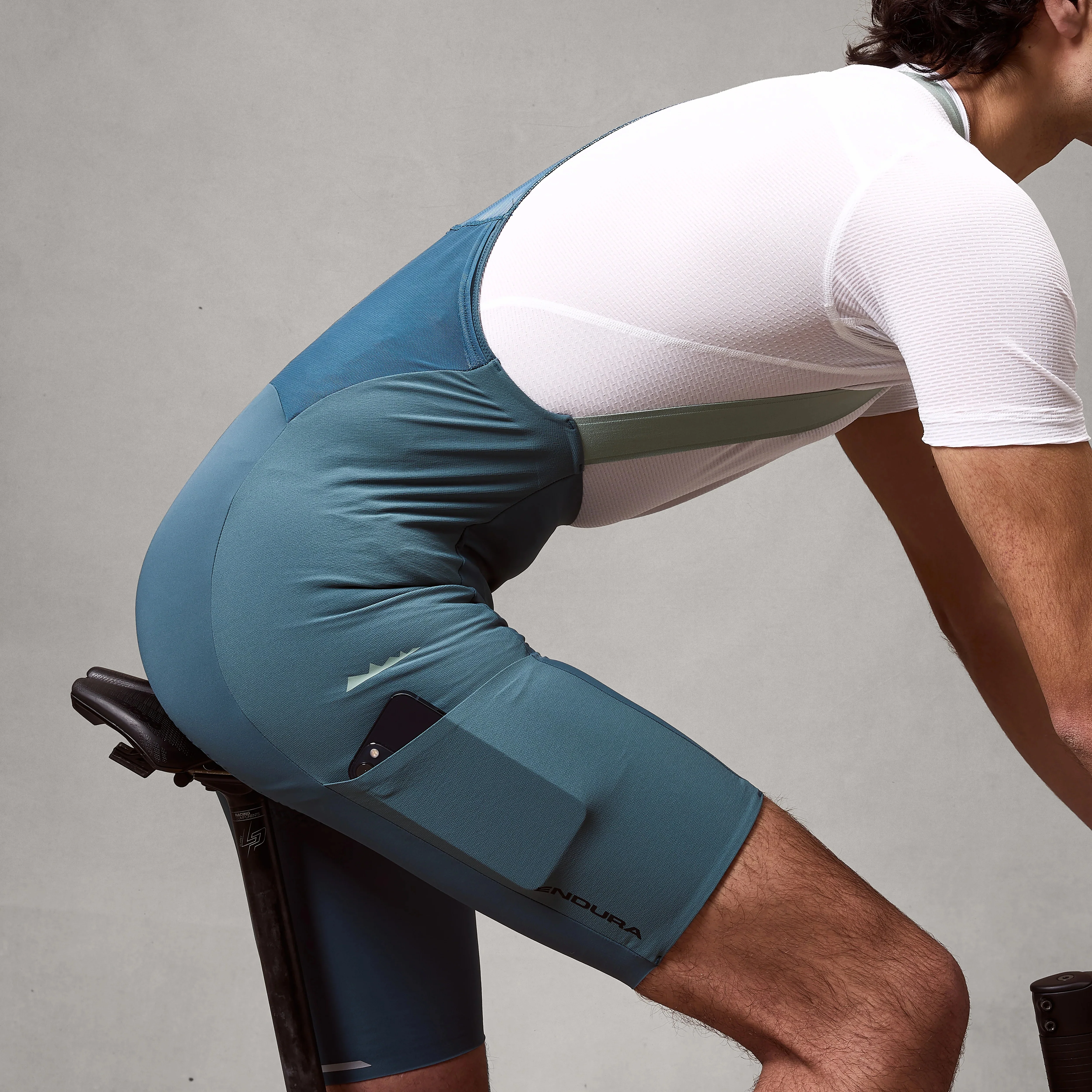 Cuissard Court à Bretelles ENDURA ALLTRACK RIDE Teal - Image 7