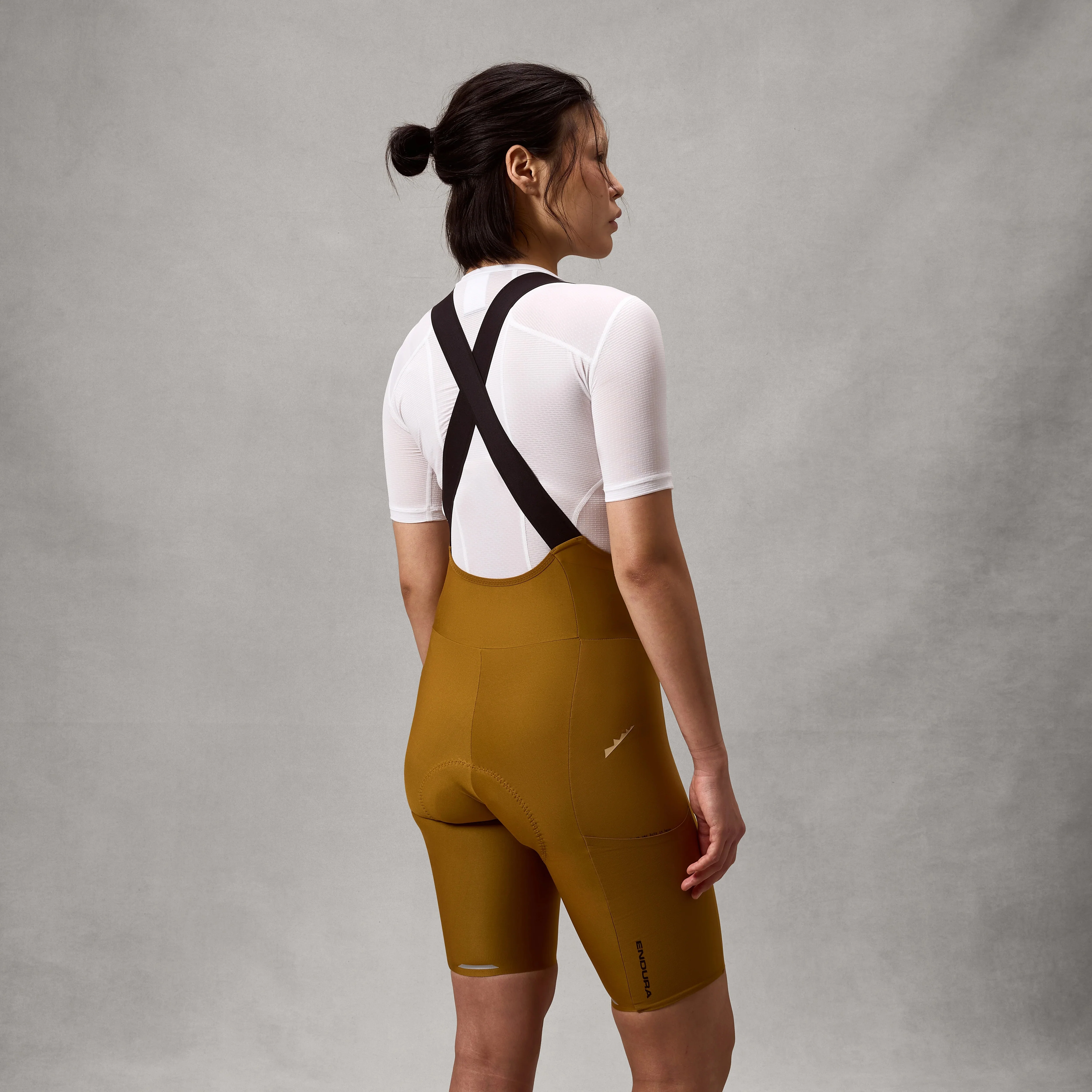Cuissard Court à Bretelles ENDURA ALLTRACK RIDE Femme Bronze - Image 5