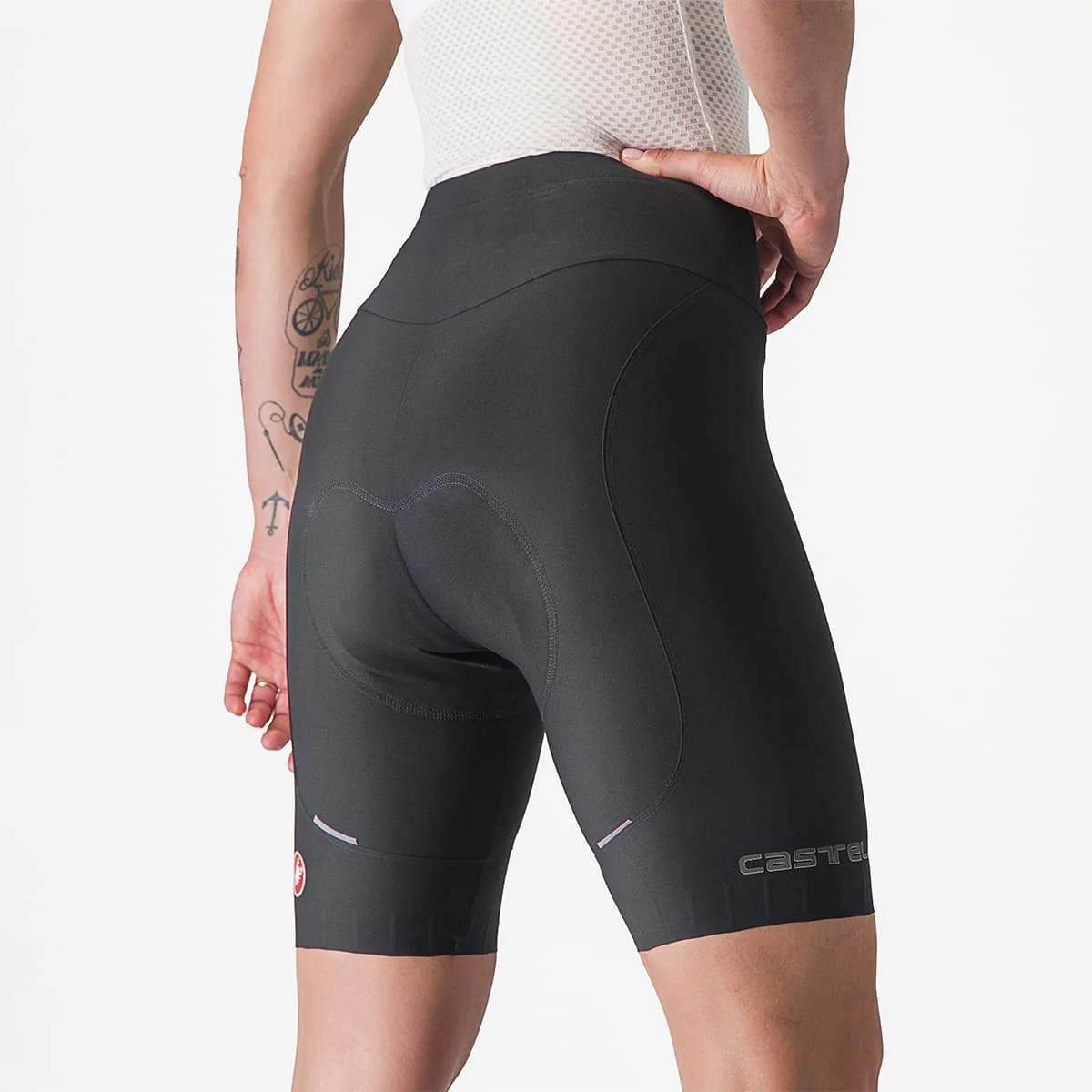 Cuissard Court CASTELLI  ESPRESSO Femme Noir - Image 4