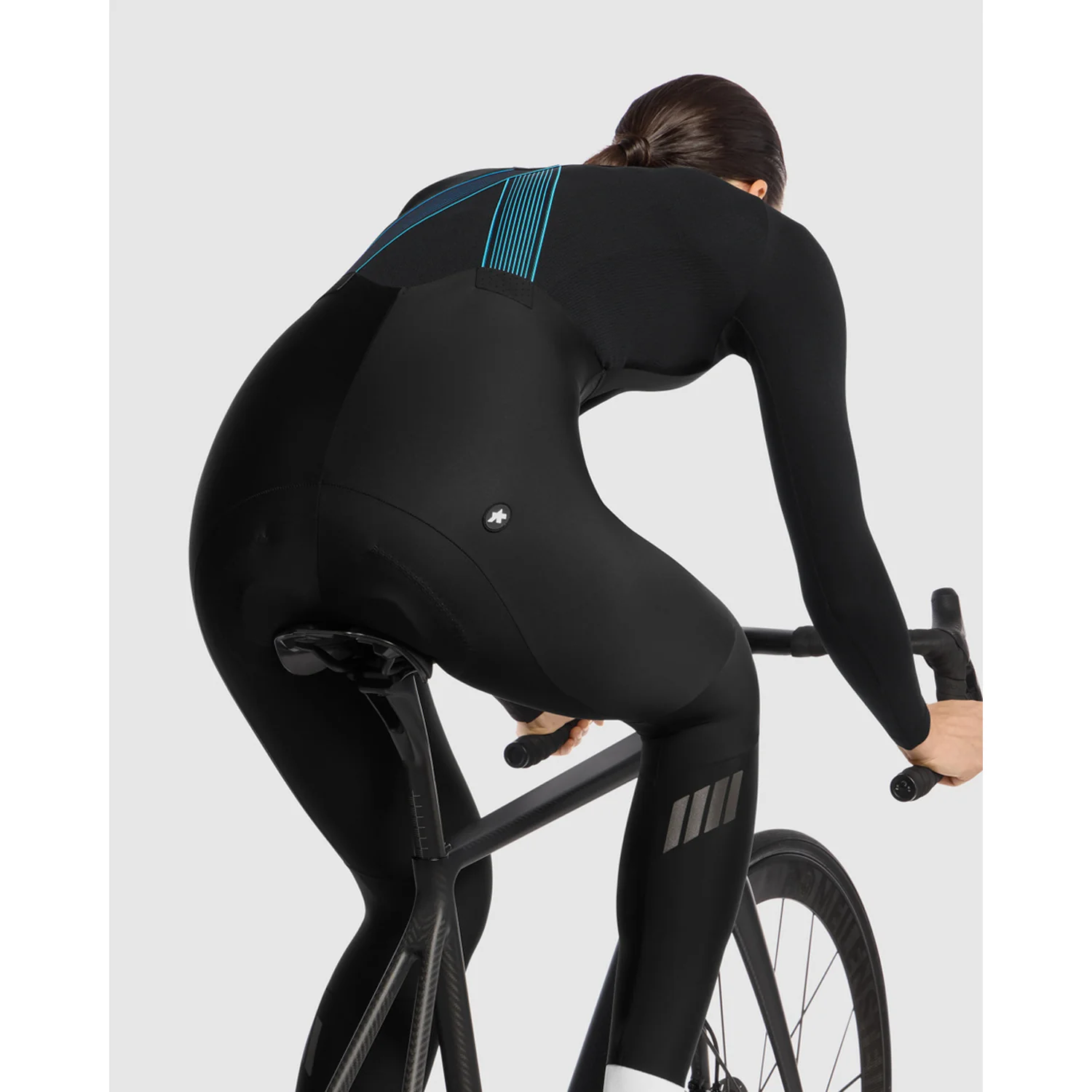Cuissard Long à Bretelles ASSOS DYORA R HABU WINTER S11 Femme Noir - Image 8