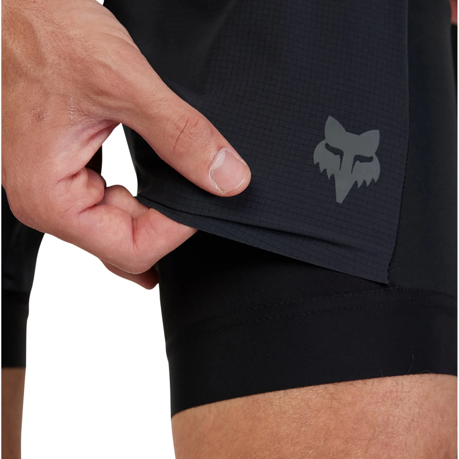 Cuissard-Short à Bretelles FOX FLEXAIR ASCENT CARGO Noir - Image 4