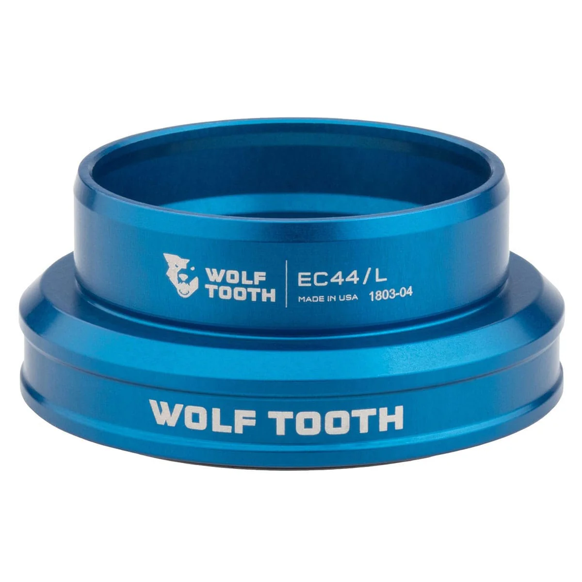 Cuvette Basse pour Jeu de Direction Externe WOLF TOOTH PREMIUM 1.5" EC44 Bleu