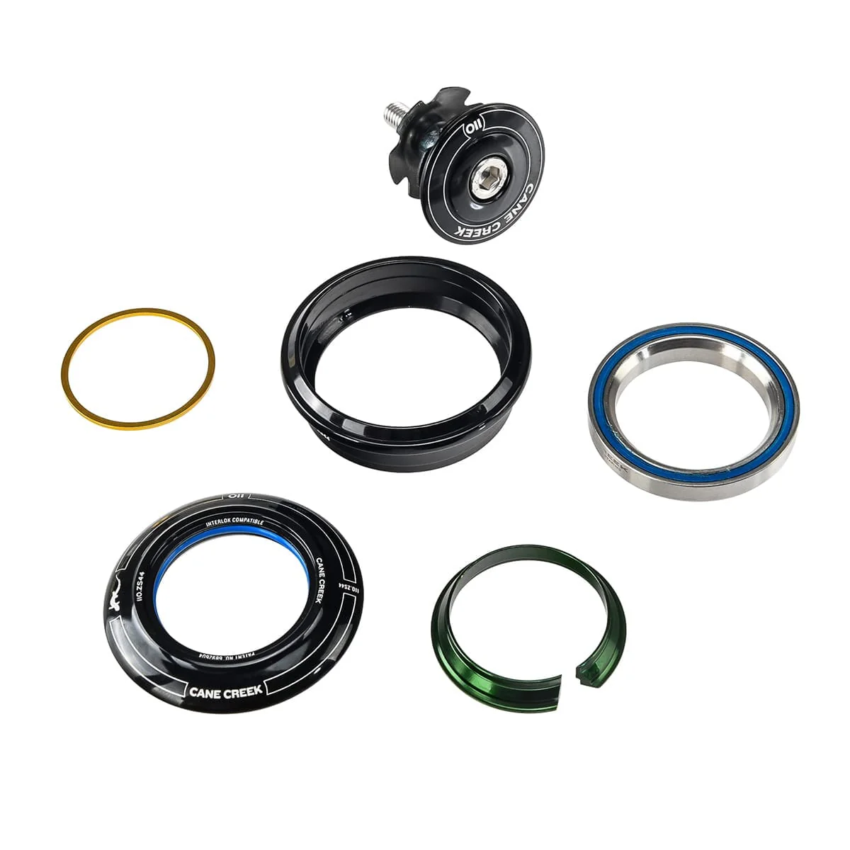 Cuvette Haute pour Jeu de Direction Semi-Intégré CANE CREEK 110 1"1/8 ZS44 Noir - Image 2