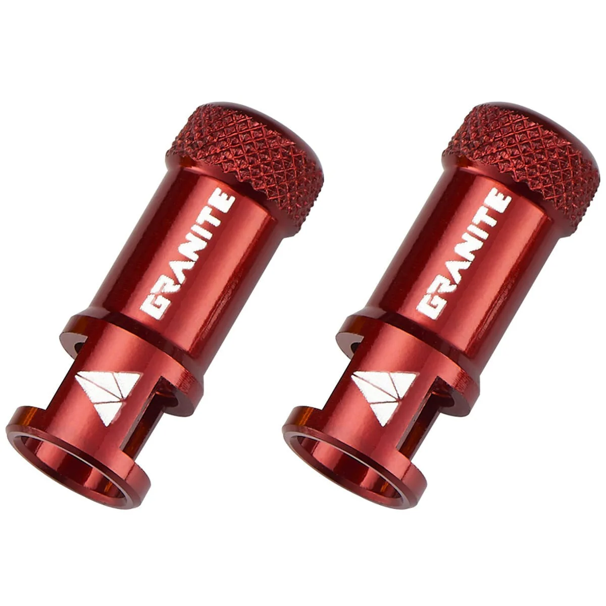 Démonte-Obus Bouchon de Valve GRANITE DESIGN JUICY NIPPLE (x2) Rouge