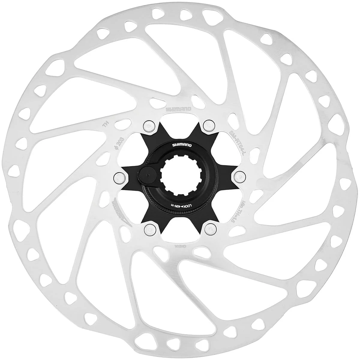 Disque SHIMANO SM-RT64 CENTER LOCK Aimant E-bike - Image 5