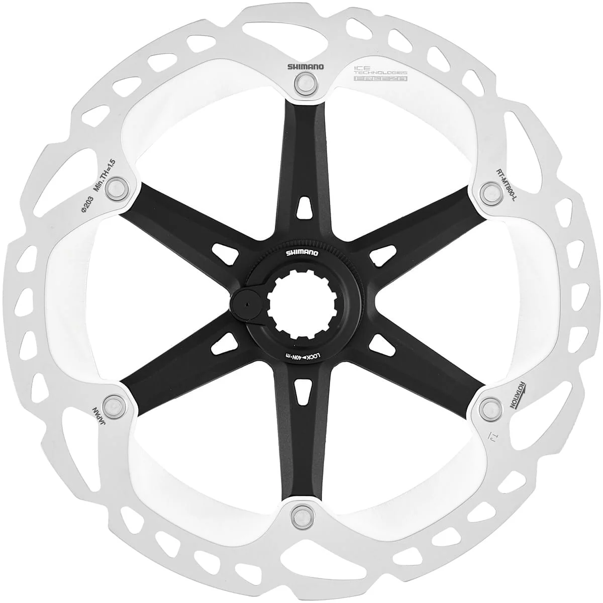 Disque SHIMANO RT-MT800 CENTER LOCK Aimant E-bike