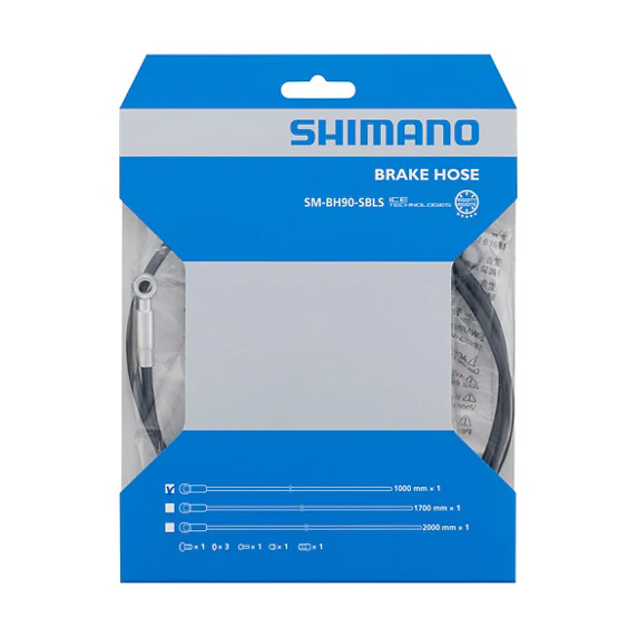 Kit Durite SHIMANO SM-BH90-SBLS Droit Banjo Argent - Image 3