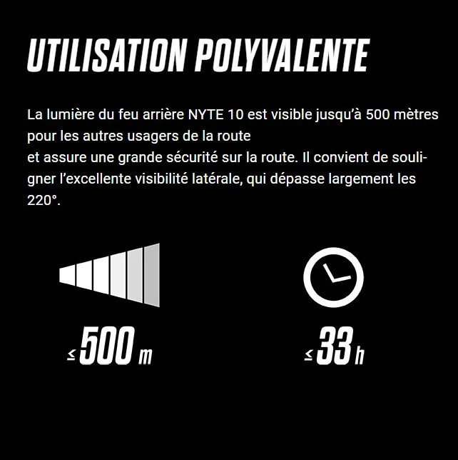 Éclairage Arrière SIGMA NYTE 10 - Image 4