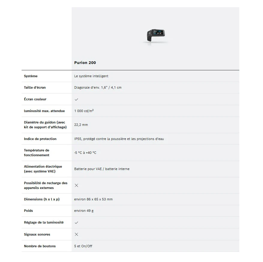 Ecran BOSCH PURION 200 - Image 2