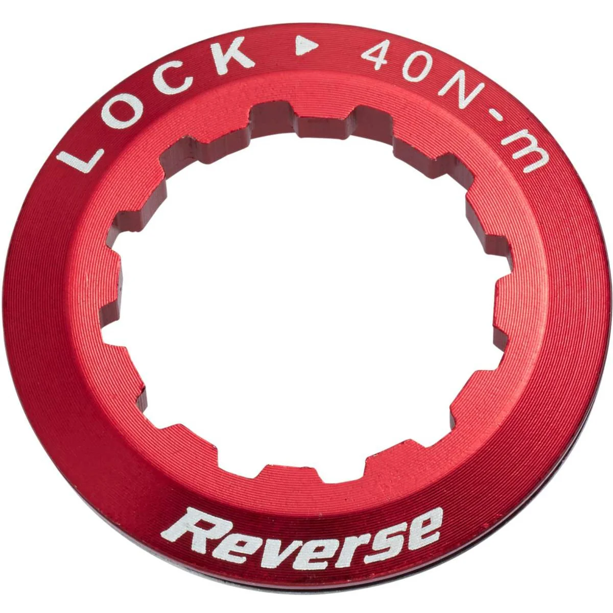 Ecrou de Cassettte 8/11V REVERSE COMPONENTS Rouge
