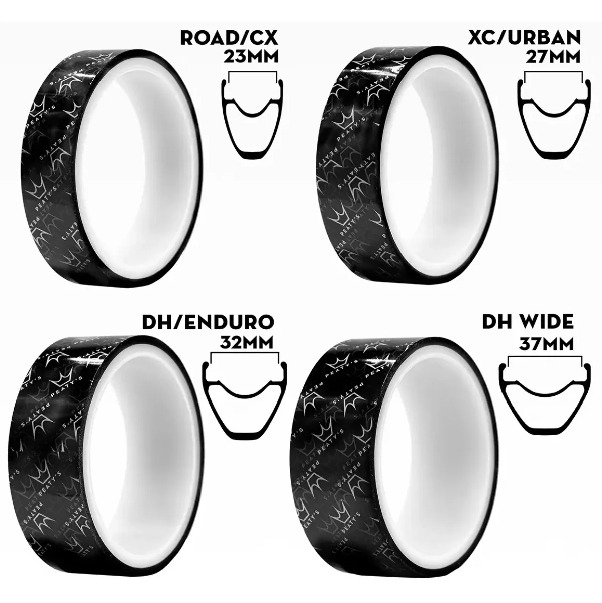 Fond de Jante Adhésif Tubeless PEATY'S HOLESHOT RIM TAPE (10 m) - Image 5