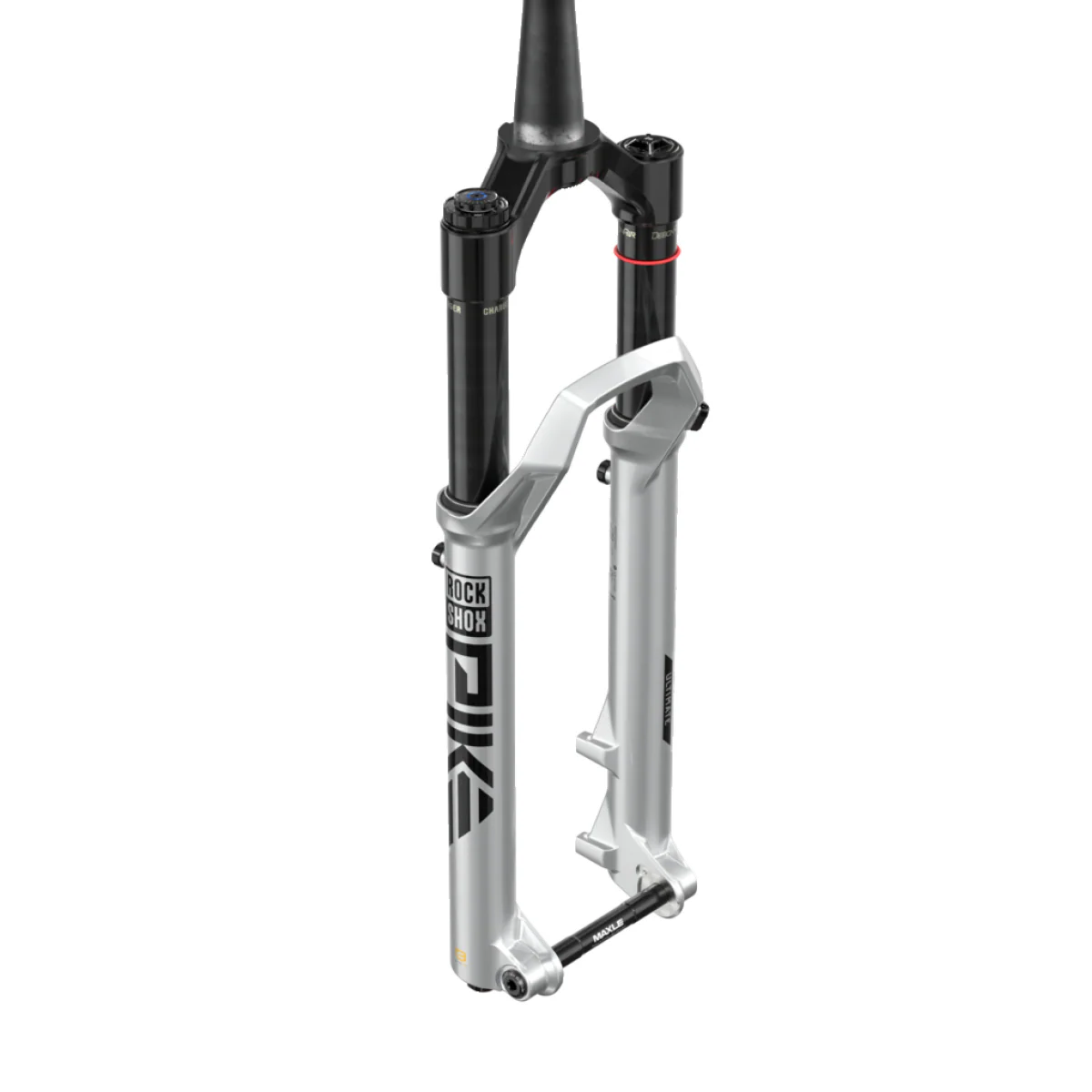 Fourche ROCKSHOX PIKE ULTIMATE CHARGER 3.1 RC27.5" DEBONAIR+ Conique Axe 15x110mm Boost Argent - Image 2
