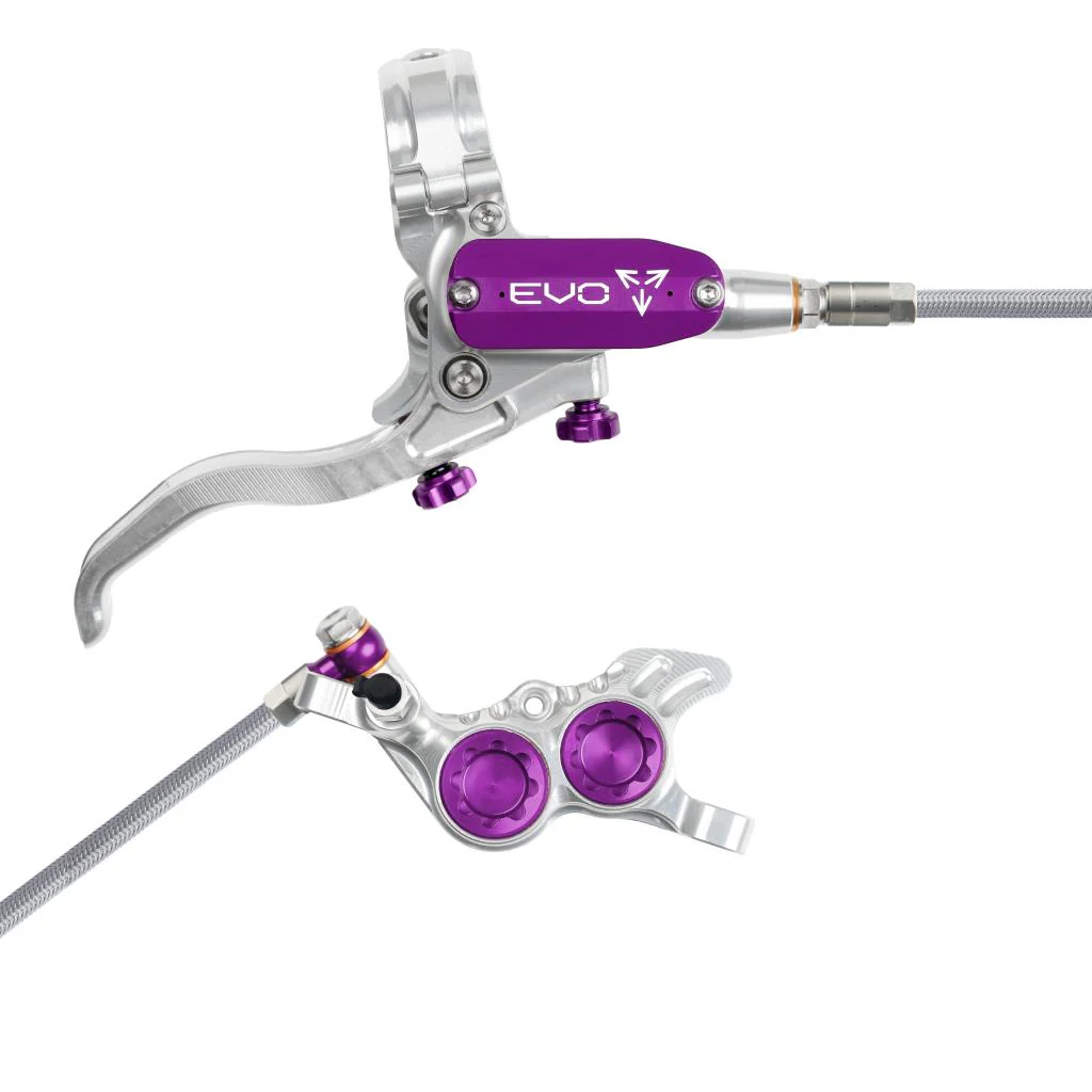 Frein Arrière HOPE TECH 4 EVO GR4 Aviation Argent/Violet