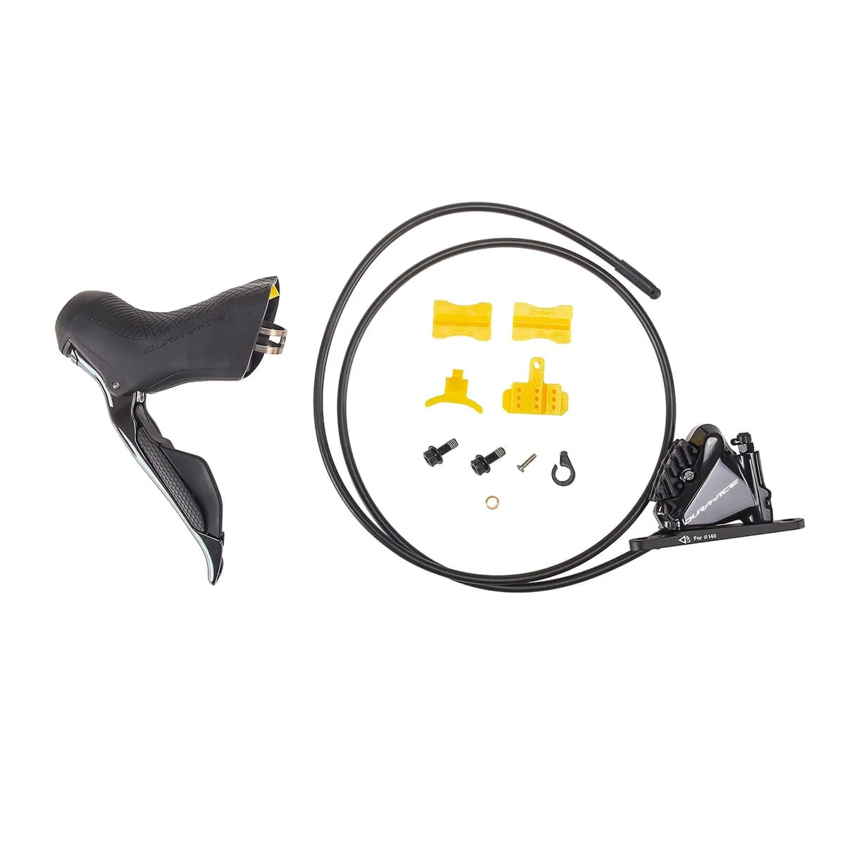 Levier Gauche et Étrier Avant SHIMANO DURA-ACE DI2 R9170 Double Flat Mount Sans Disque
