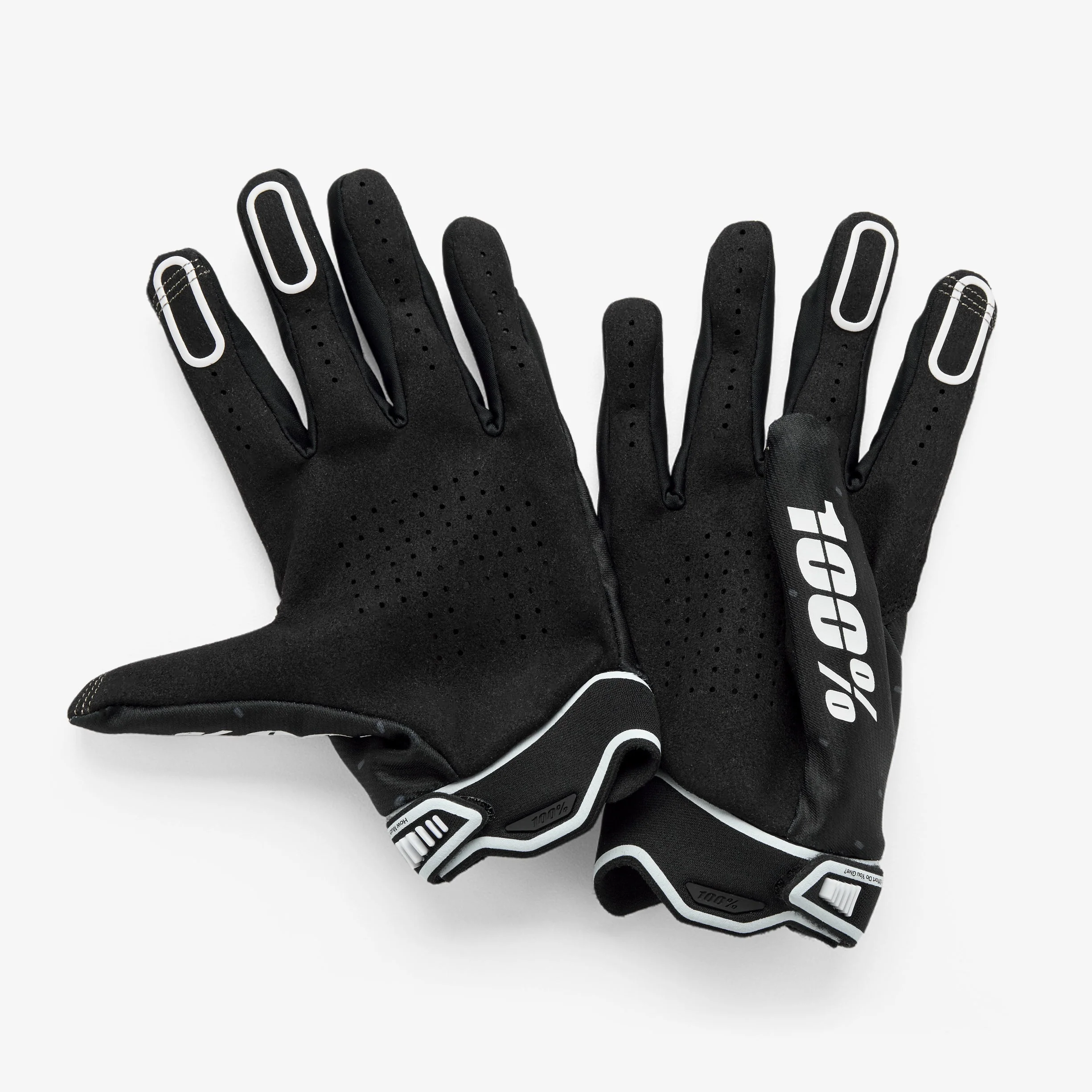 Gants 100% RIDEFIT Jaune - Image 2
