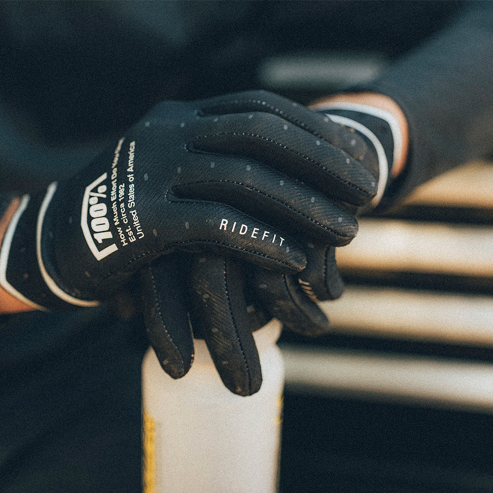 Gants 100% RIDEFIT Noir - Image 5