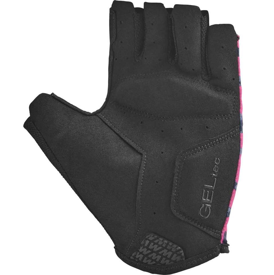Gants Courts MAVIC ESSENTIAL PADDED GRAPHIC Gris/Rose - Image 2