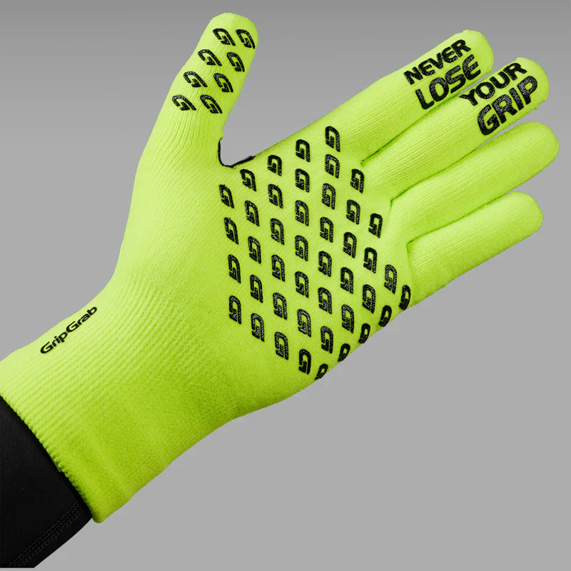 Gants GRIPGRAB HIVER IMPERMEABLES Jaune - Image 2