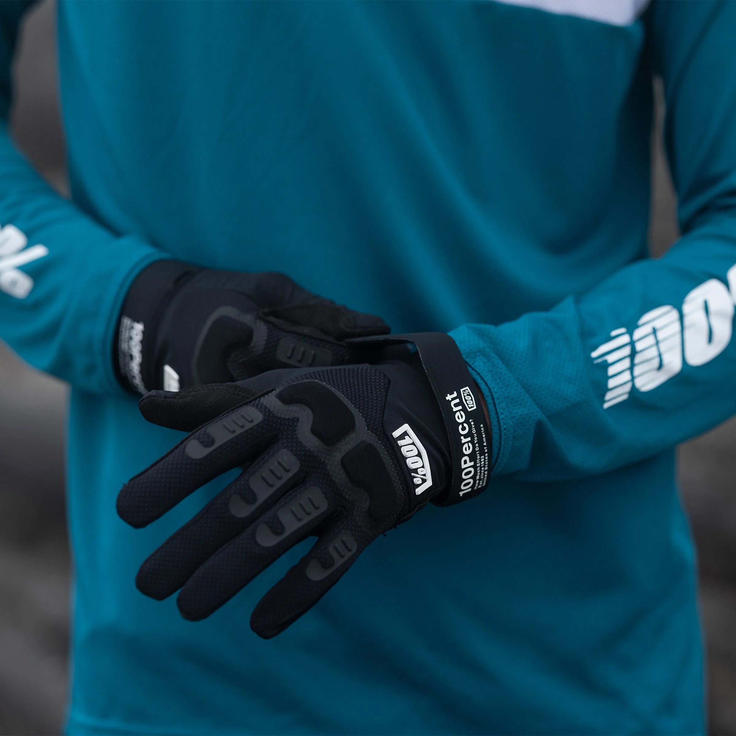 Gants 100% LANGDALE Noir - Image 2