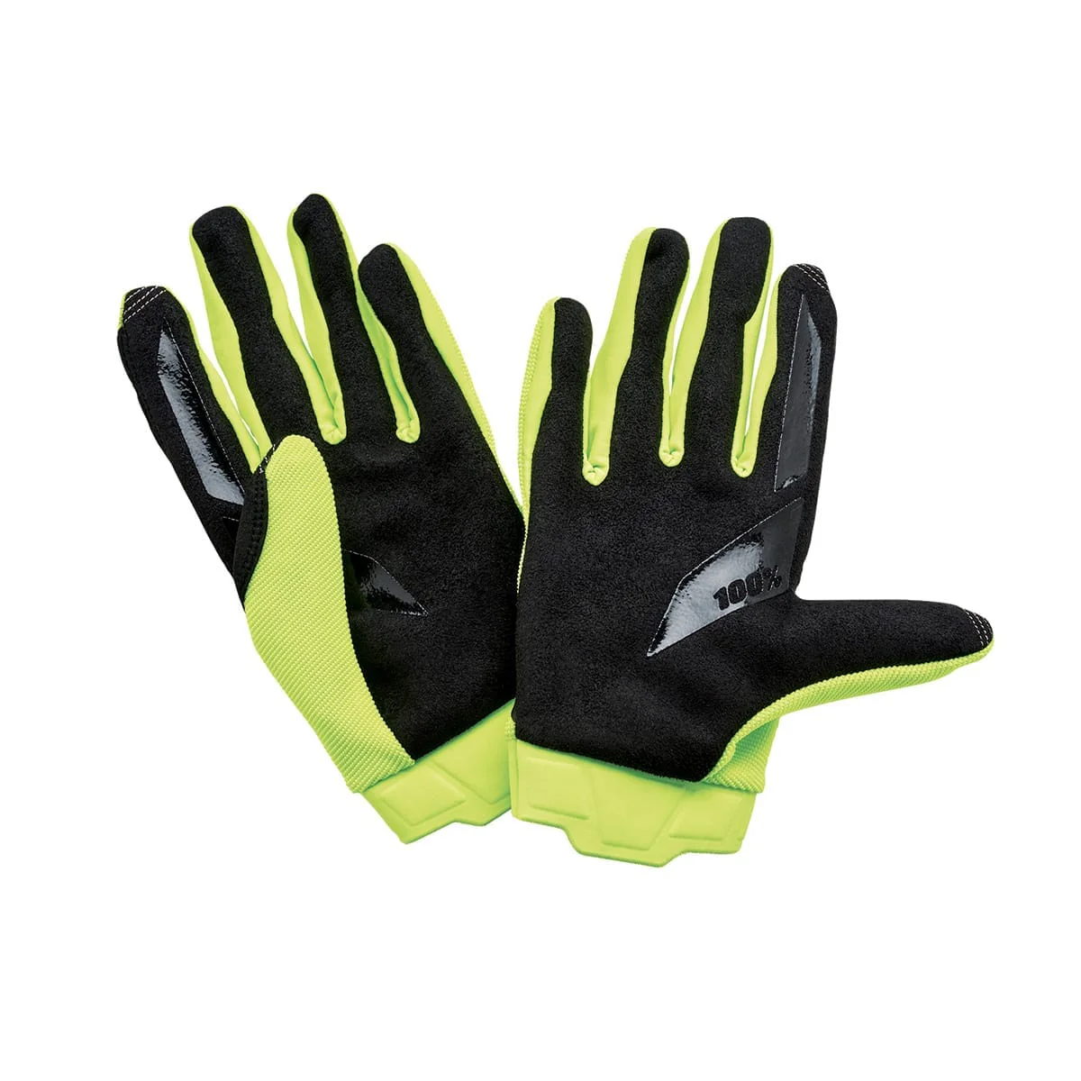 Gants 100% RIDECAMP Jaune - Image 2
