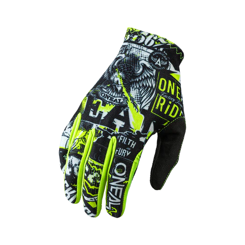 Gants O'NEAL MATRIX ATTACK Junior Noir/Jaune