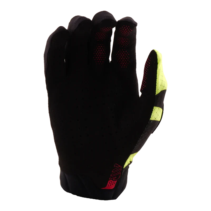Gants TROY LEE DESIGNS AIR CYCLOPS Junior Noir/Jaune - Image 2