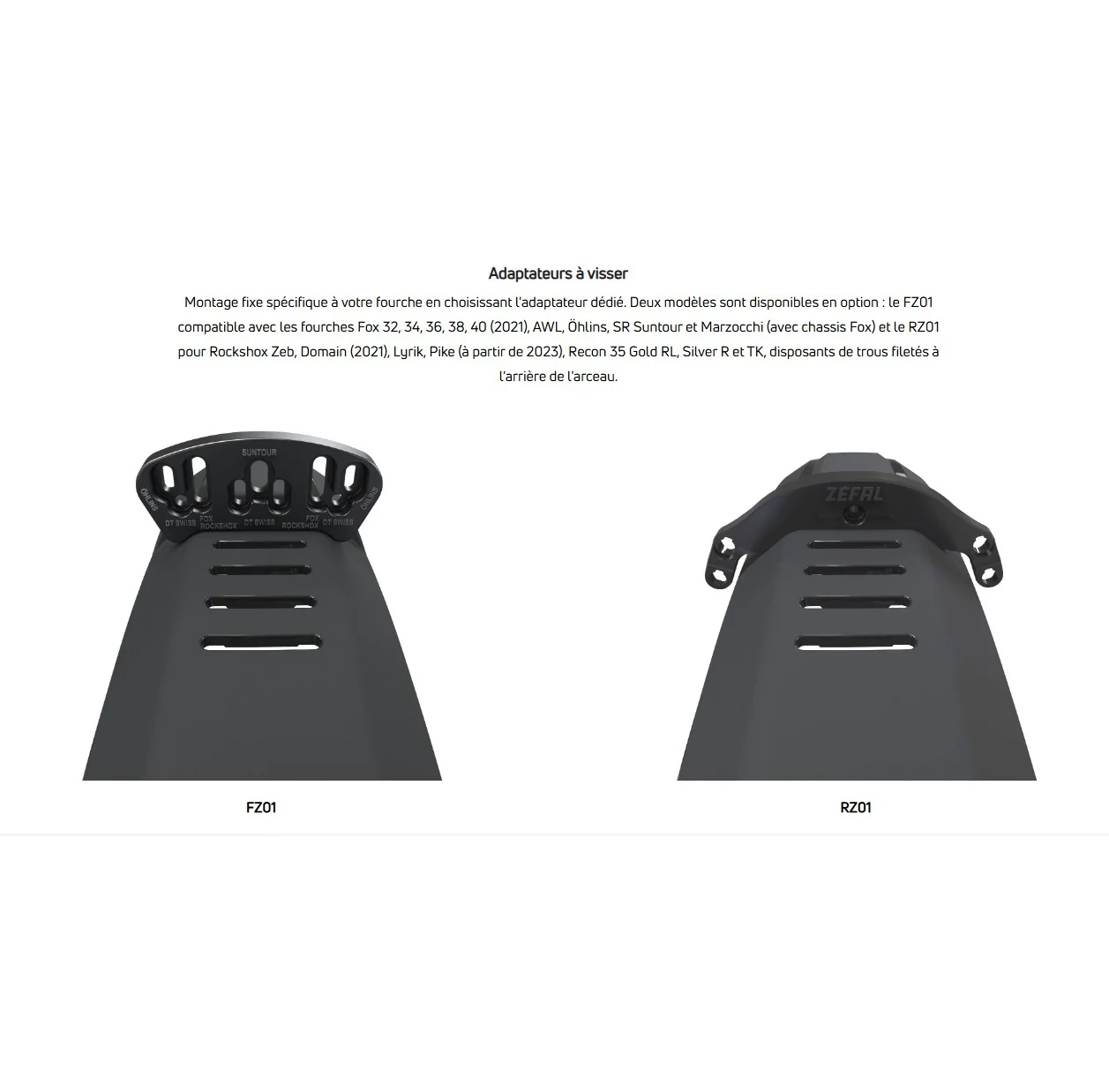 Garde-Boue Avant ZEFAL DEFLECTOR FM40 - Image 9