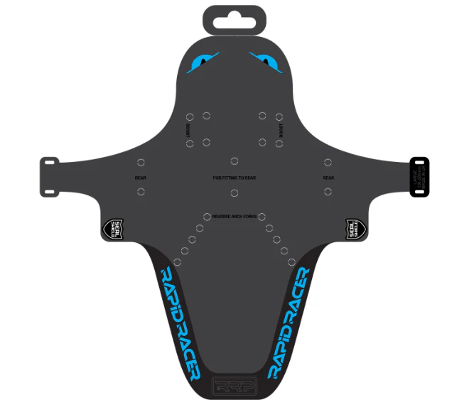 Garde-boue RRP EnduroGuard Standard (fourche 80 à 120mm) Noir/Bleu Ciel